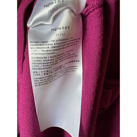 RED Valentino Fuchsia Knit Mini Sleeveless Dress Size XS Designer MadeinItaly - Picture 9 of 9